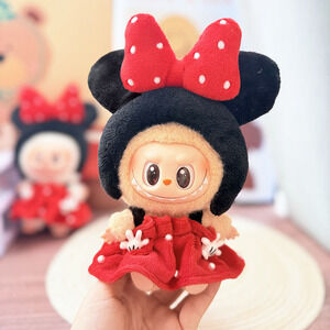 Clothes only!! Labubu 17cm keychain cute custom clothes outfits - LBB030